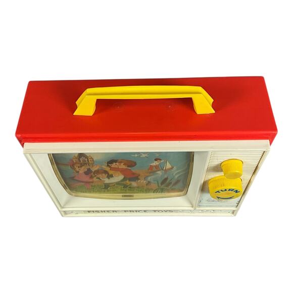 Fisher-Price Movie Viewer Theater 2 Films London Bridge Row Row Row Your Boat - Picture 13 of 13